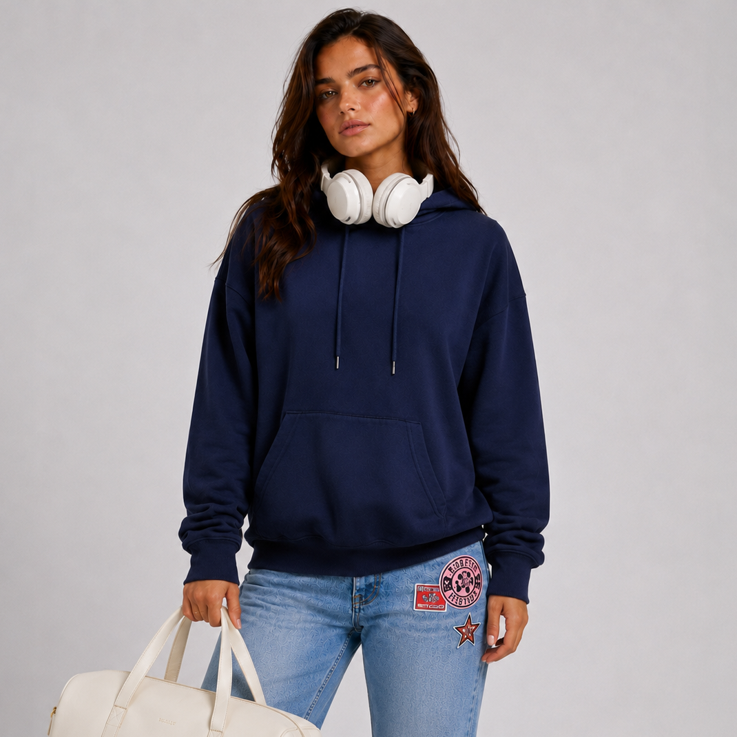Casual Women's Hoodie with Eye-Catching Star Print - 5 - London-stylehouse.com