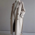Women's Coat with Oversized Fit and Elegant Belted Detail - 1 - London-stylehouse.com