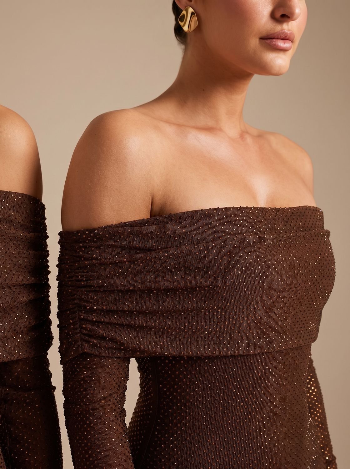 Maxi Dress Women's Off-Shoulder Fit with Elegant Detailing - 10 - London-stylehouse.com