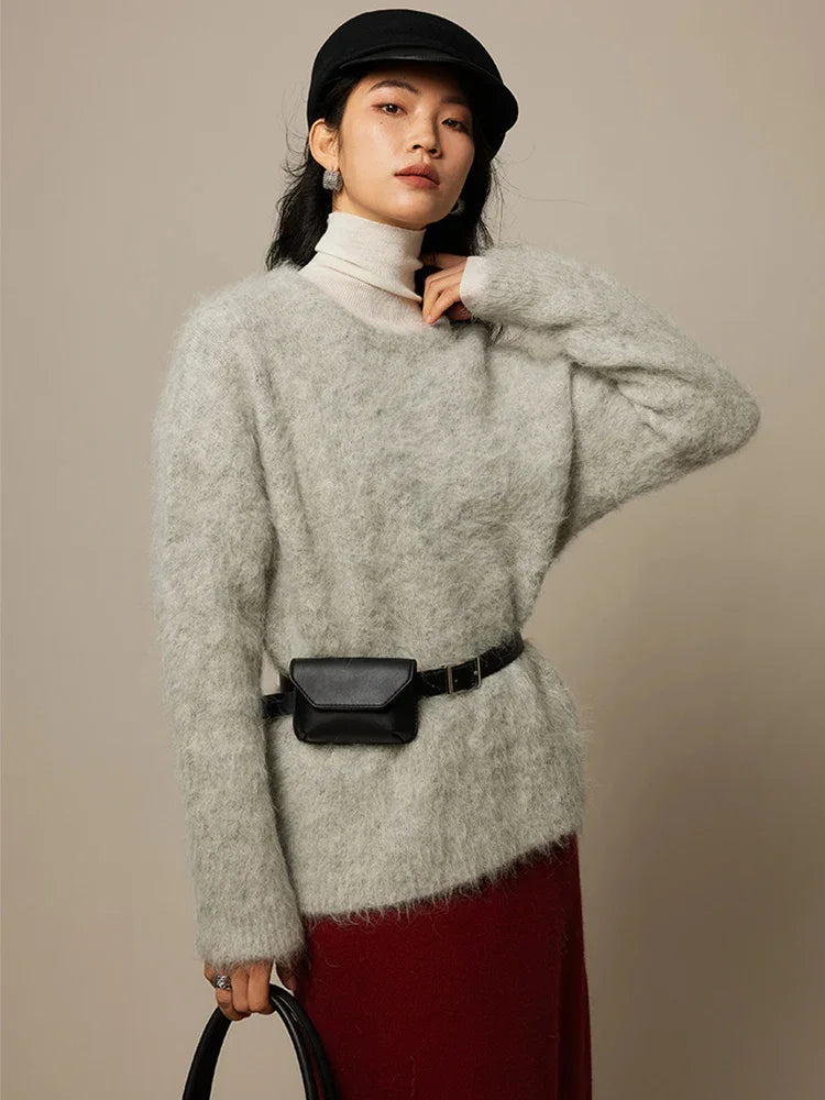 Women's Pullover with Relaxed Fit and Soft Texture - 3 - London-stylehouse.com