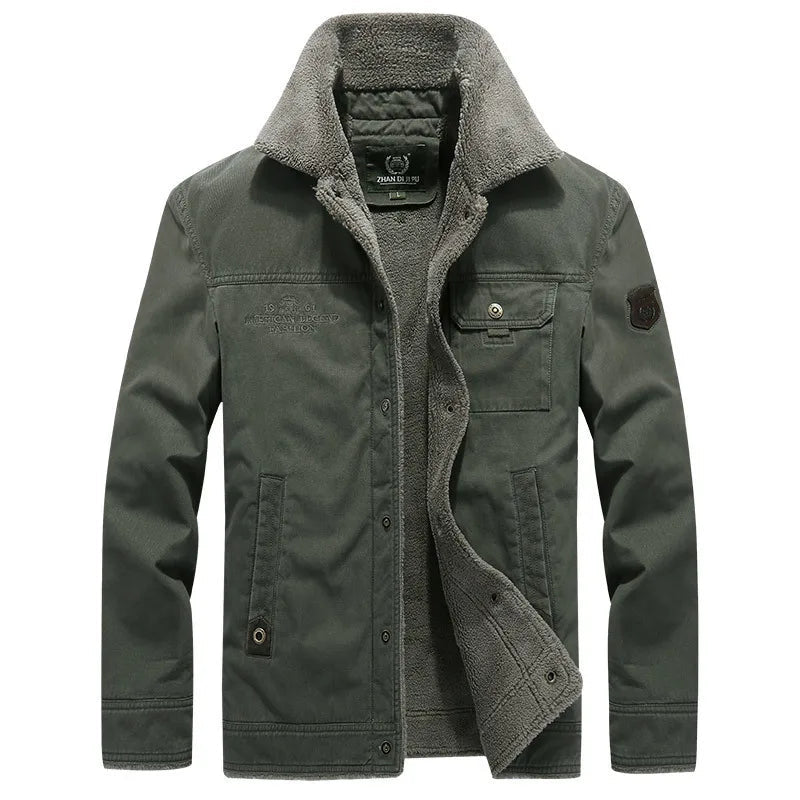 Men's Casual Jacket with Classic Collar and Versatile Pockets - 6 - London-stylehouse.com