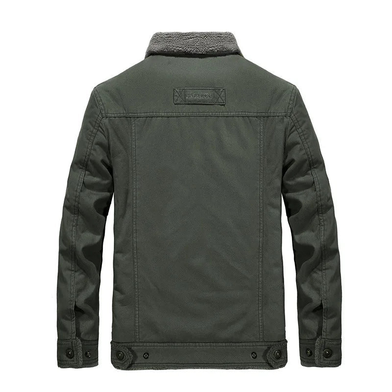 Men's Casual Jacket with Classic Collar and Versatile Pockets - 7 - London-stylehouse.com