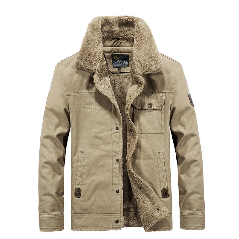 Men's Casual Jacket with Classic Collar and Versatile Pockets - 9 - London-stylehouse.com