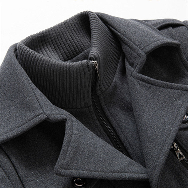 Men's Premium Winter Coat with Elevated Collar and Functional Pockets - 10 - London-stylehouse.com