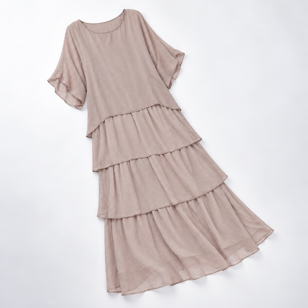 Maxi Dress Women with Tiered Design and Flattering Fit - 4 - London-stylehouse.com