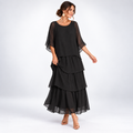 Maxi Dress Women with Tiered Design and Flattering Fit - 7 - London-stylehouse.com