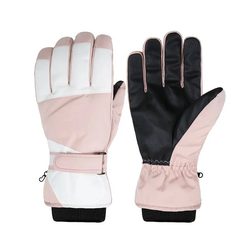 Women's Winter Gloves with Elastic Cuff and Stylish Design - 1 - London-stylehouse.com