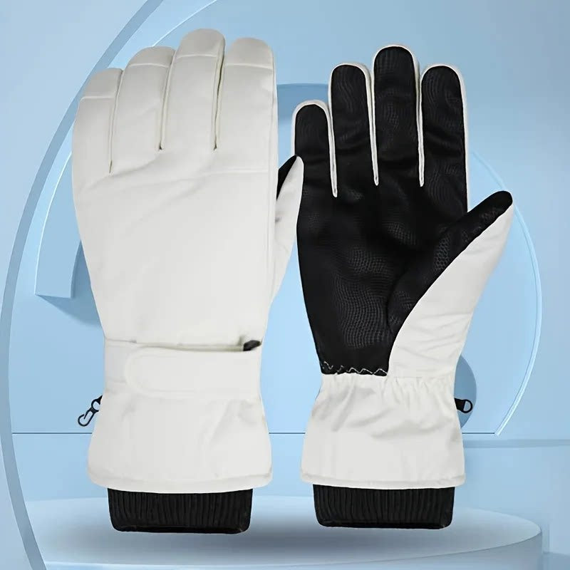 Women's Winter Gloves with Elastic Cuff and Stylish Design - 2 - London-stylehouse.com
