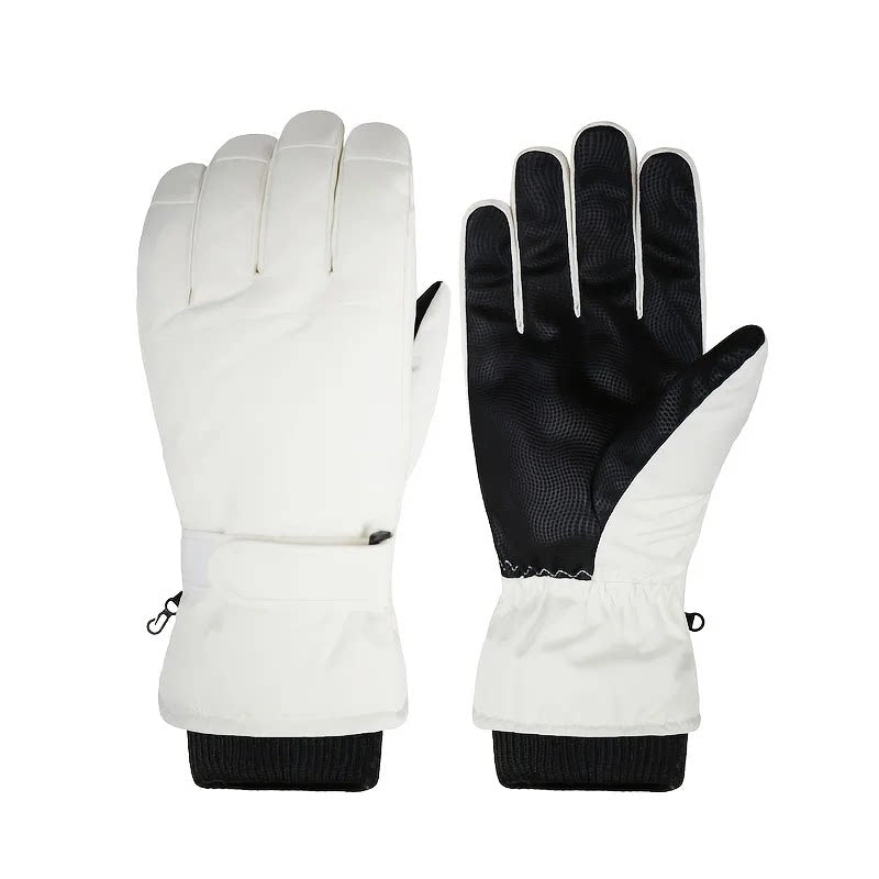 Women's Winter Gloves with Elastic Cuff and Stylish Design - 3 - London-stylehouse.com