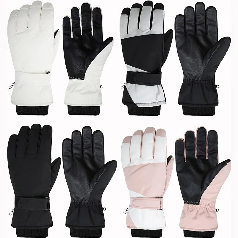 Women's Winter Gloves with Elastic Cuff and Stylish Design - 4 - London-stylehouse.com