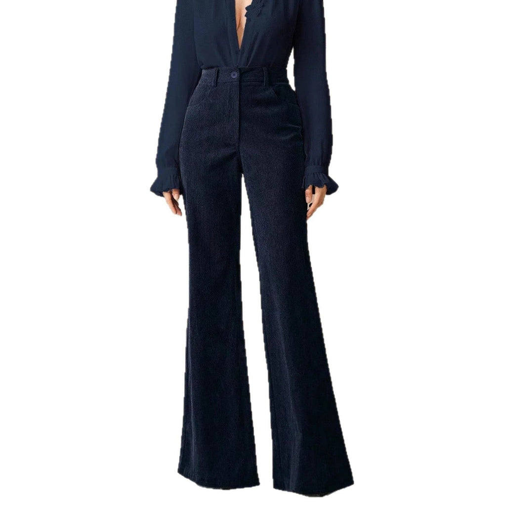 Wide Leg Trousers for Women with High-Waisted Fit - 5 - London-stylehouse.com
