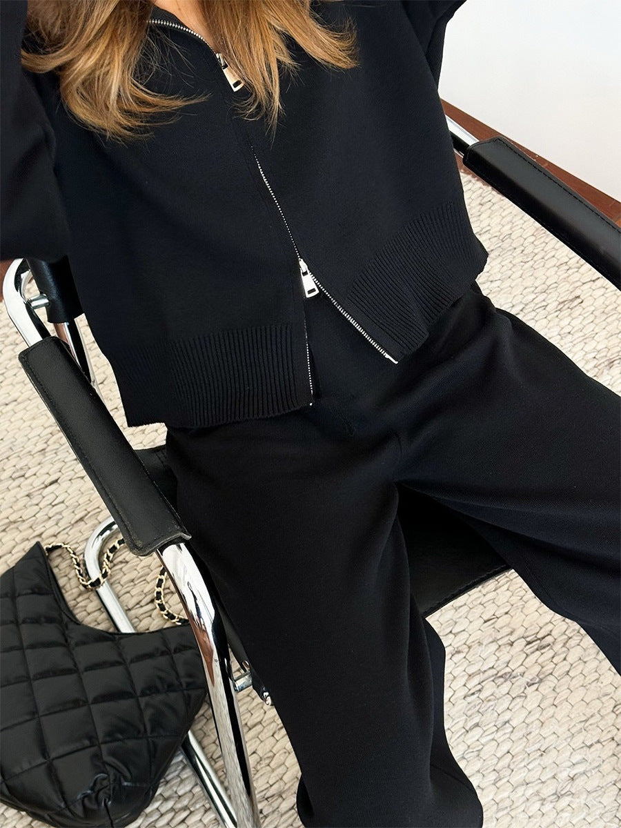 Lounge Set Women's Relaxed Fit with Hood and Zip - 11 - London-stylehouse.com