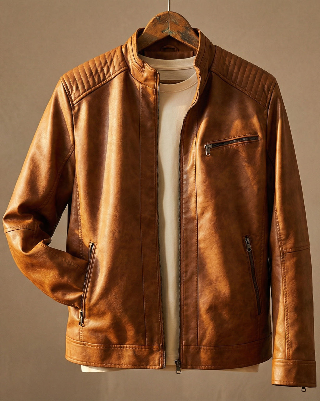 Men's Jacket with Standout Quilted Detailing and Zip Closure - 1 - London-stylehouse.com