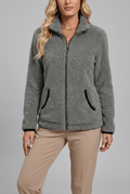 Women's Jacket with High Collar and Full Zip - 1 - London-stylehouse.com