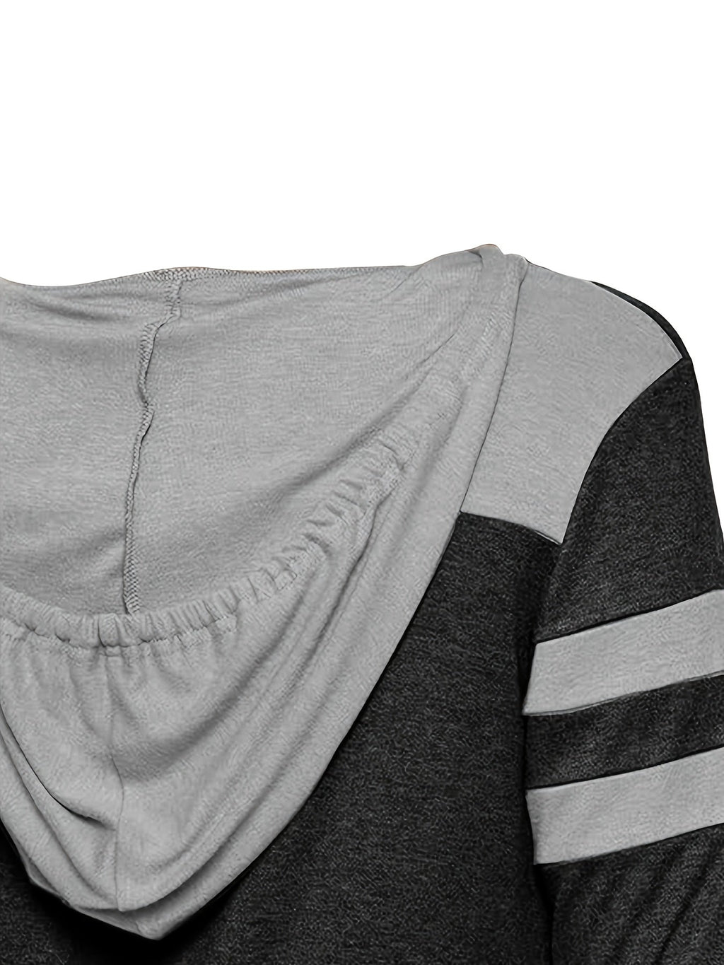Hoodie for Women with Long Sleeves and Sporty Stripes - 4 - London-stylehouse.com