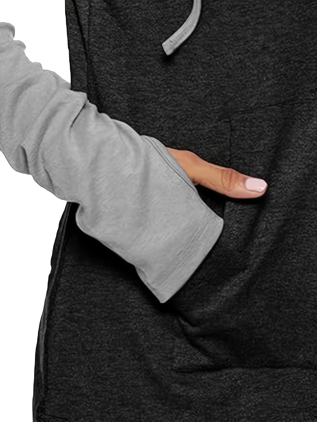 Hoodie for Women with Long Sleeves and Sporty Stripes - 5 - London-stylehouse.com