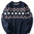 Pullover Women Relaxed Fit with Classic Pattern - 1 - London-stylehouse.com