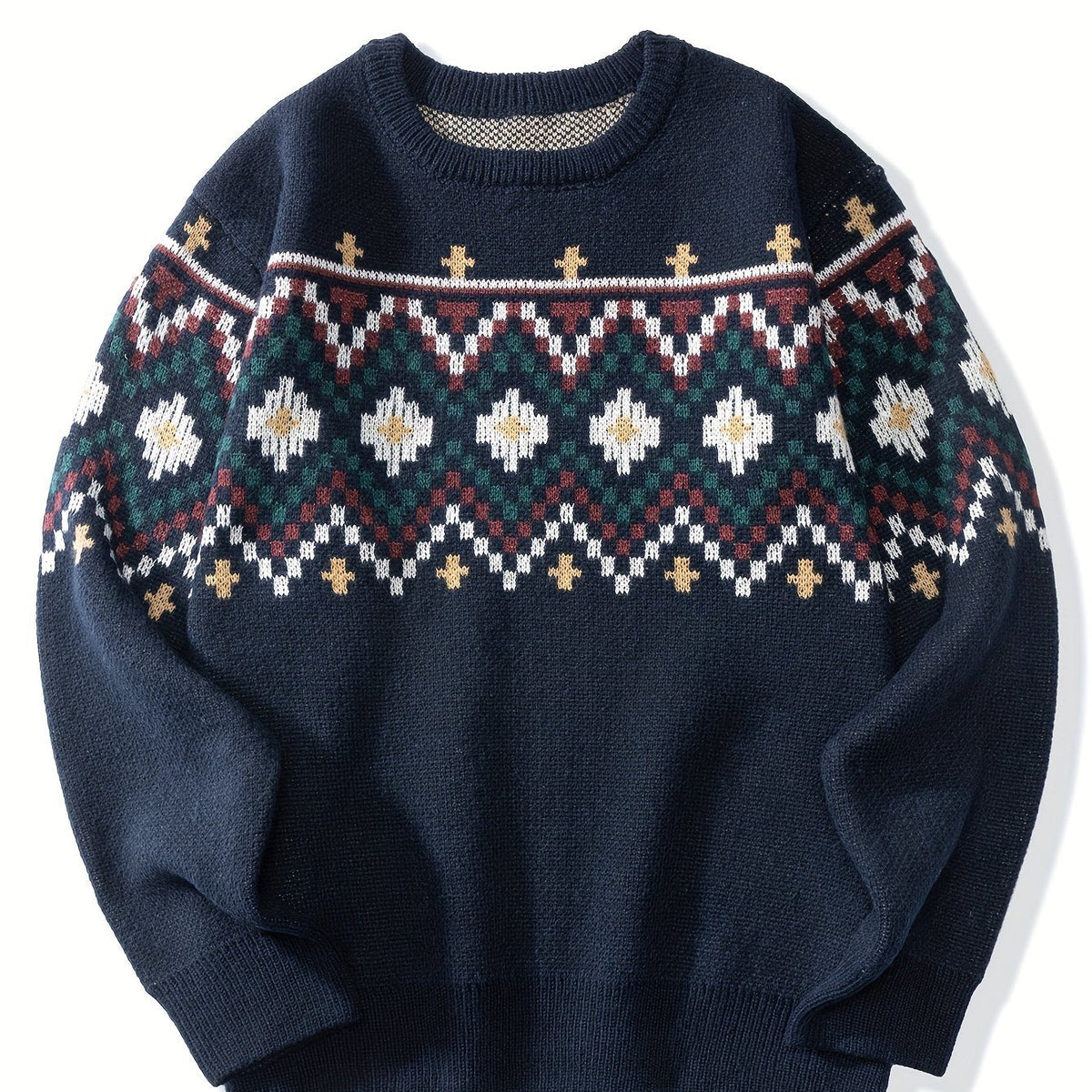 Pullover Women Relaxed Fit with Classic Pattern - 1 - London-stylehouse.com