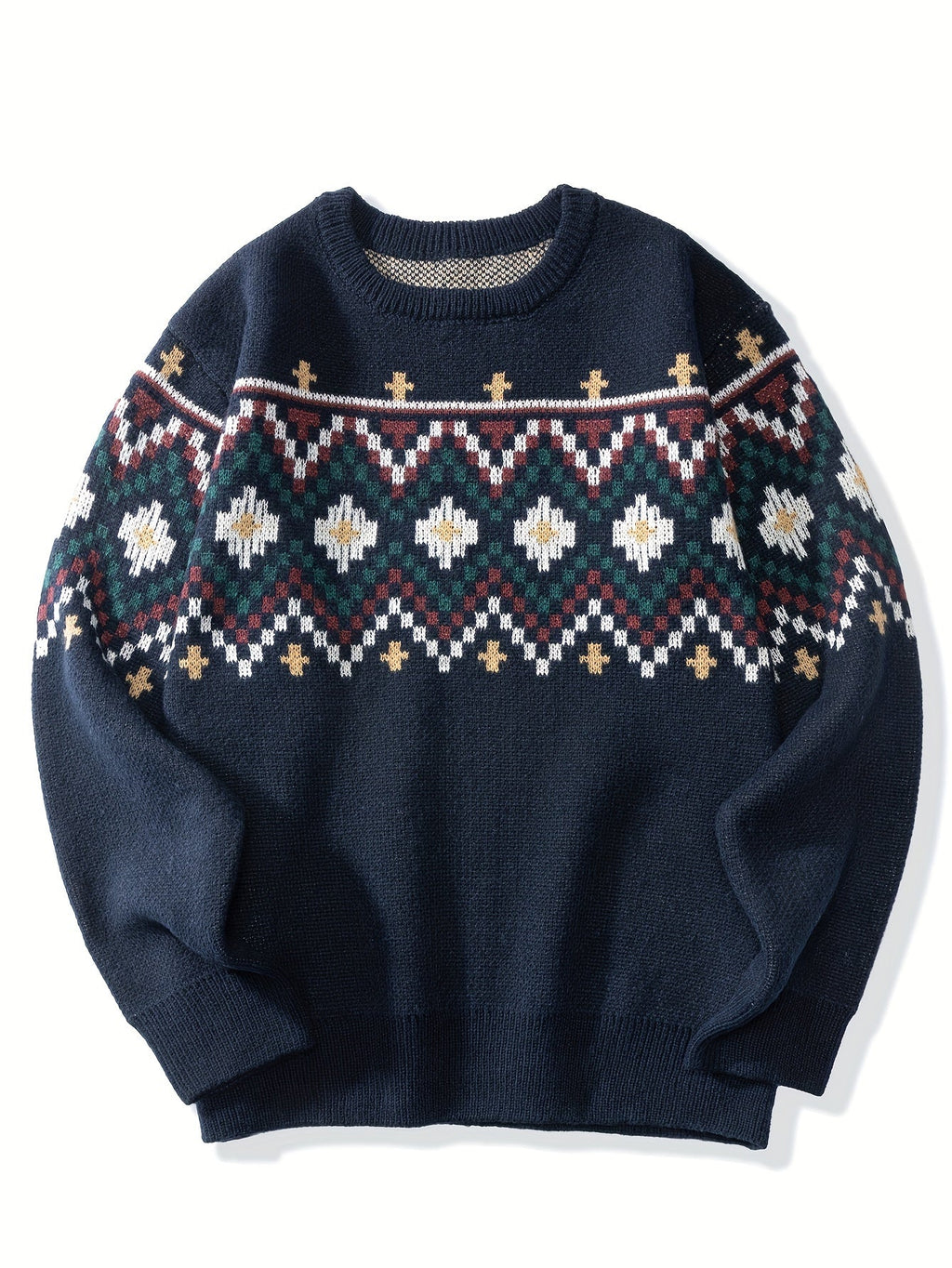 Pullover Women Relaxed Fit with Classic Pattern - 2 - London-stylehouse.com