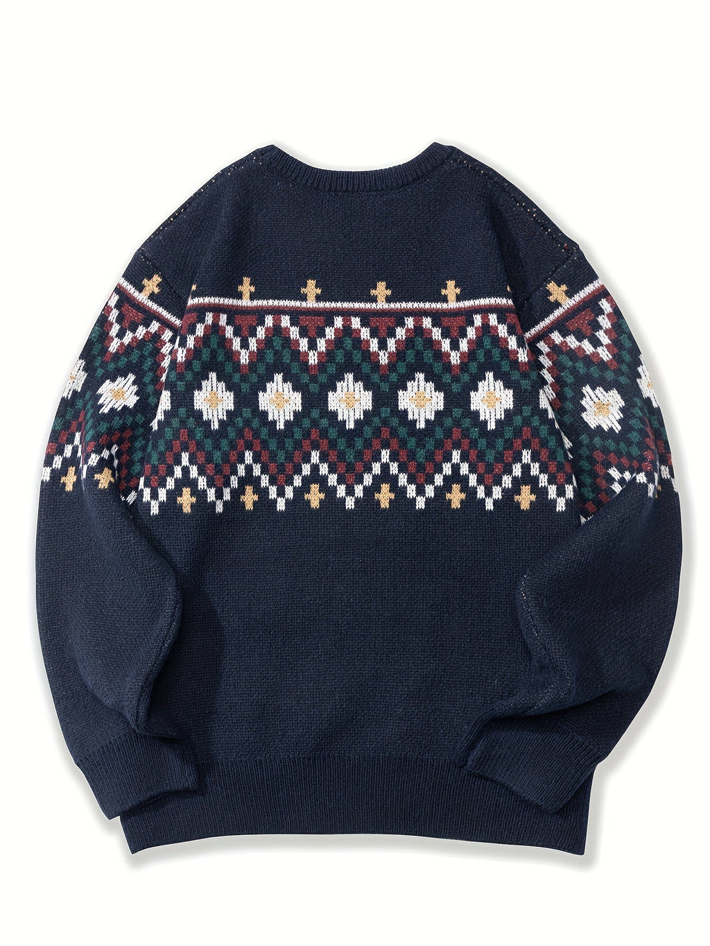 Pullover Women Relaxed Fit with Classic Pattern - 3 - London-stylehouse.com