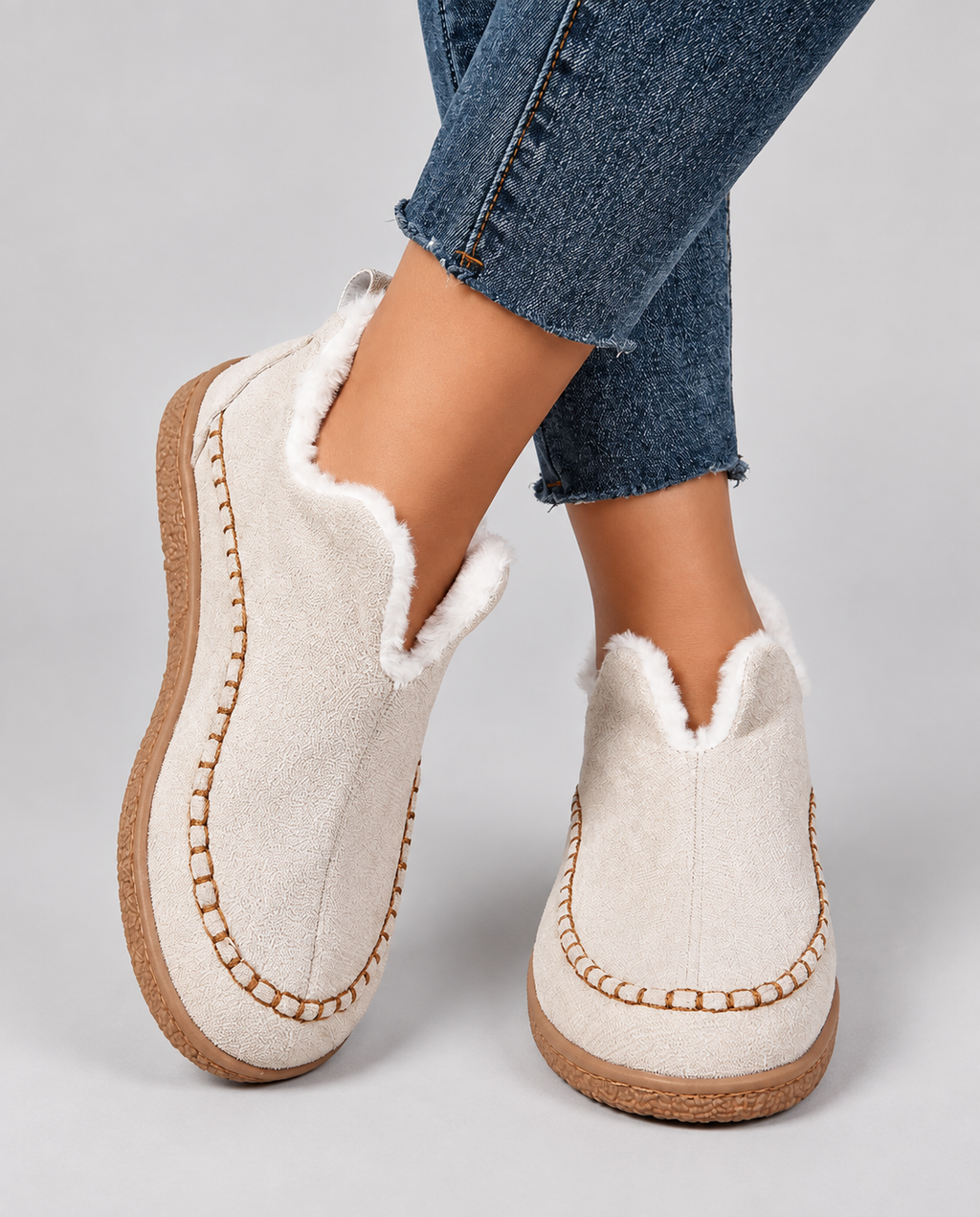 Casual Shoes Women Slip-On Style with Plush Lining - 1 - London-stylehouse.com