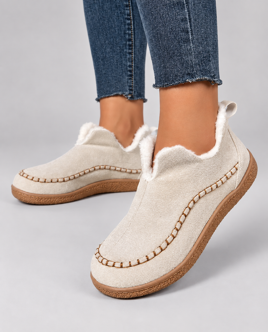 Casual Shoes Women Slip-On Style with Plush Lining - 5 - London-stylehouse.com
