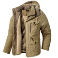 Women's Coat with Hood and Multiple Pockets - 1 - London-stylehouse.com