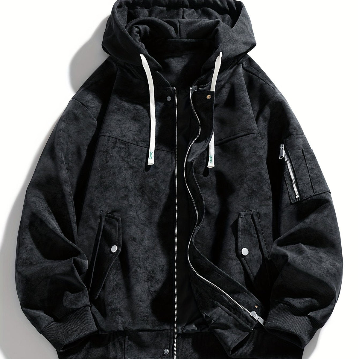 Women's Casual Hooded Jacket with Relaxed Fit and Functional Pockets - 1 - London-stylehouse.com