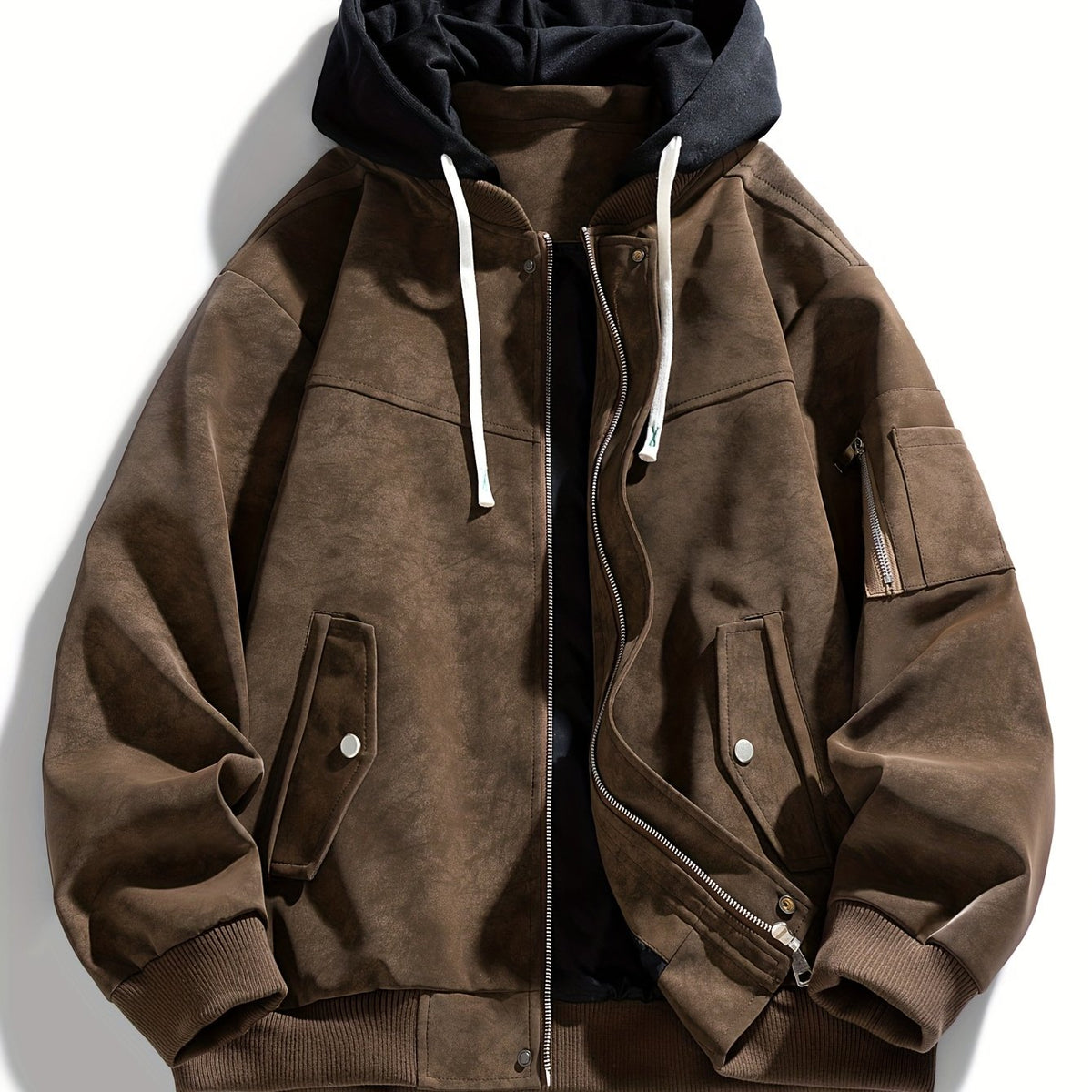 Women's Casual Hooded Jacket with Relaxed Fit and Functional Pockets - 14 - London-stylehouse.com