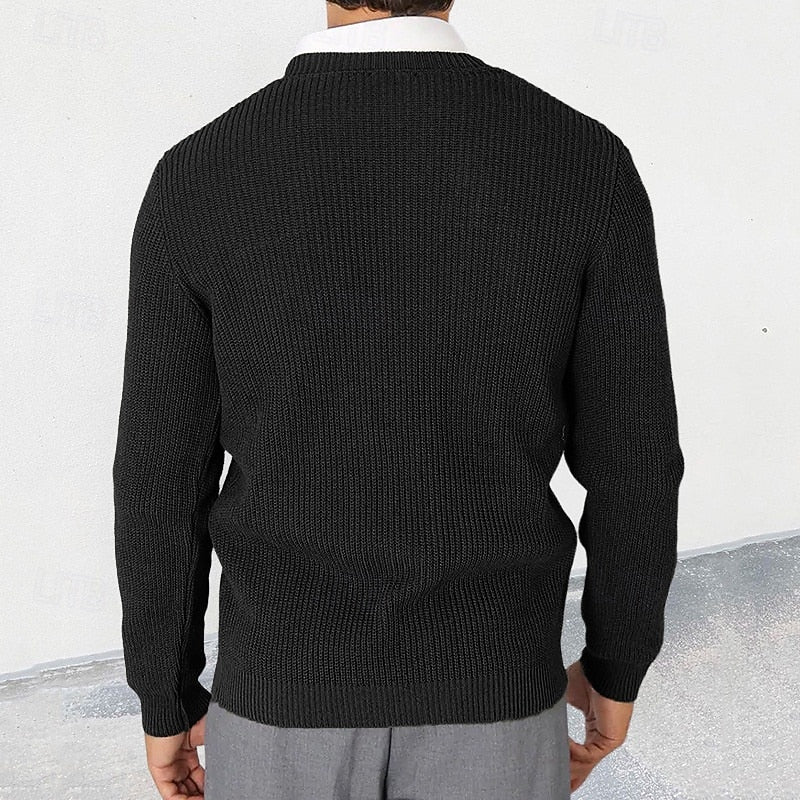 Cardigan for Men – V-Neck, Button-Down, Fitted Design - 3 - London-stylehouse.com