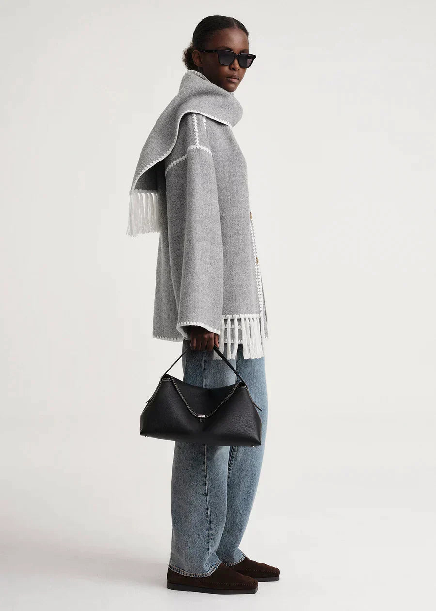 Women's Jacket with Cape Sleeves and Fringe Detail - 17 - London-stylehouse.com