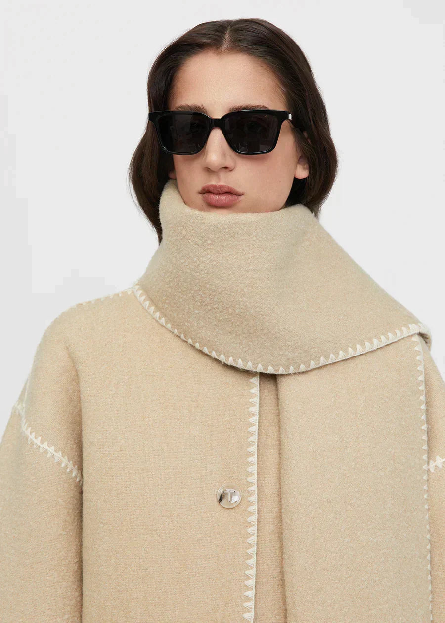 Women's Jacket with Cape Sleeves and Fringe Detail - 21 - London-stylehouse.com