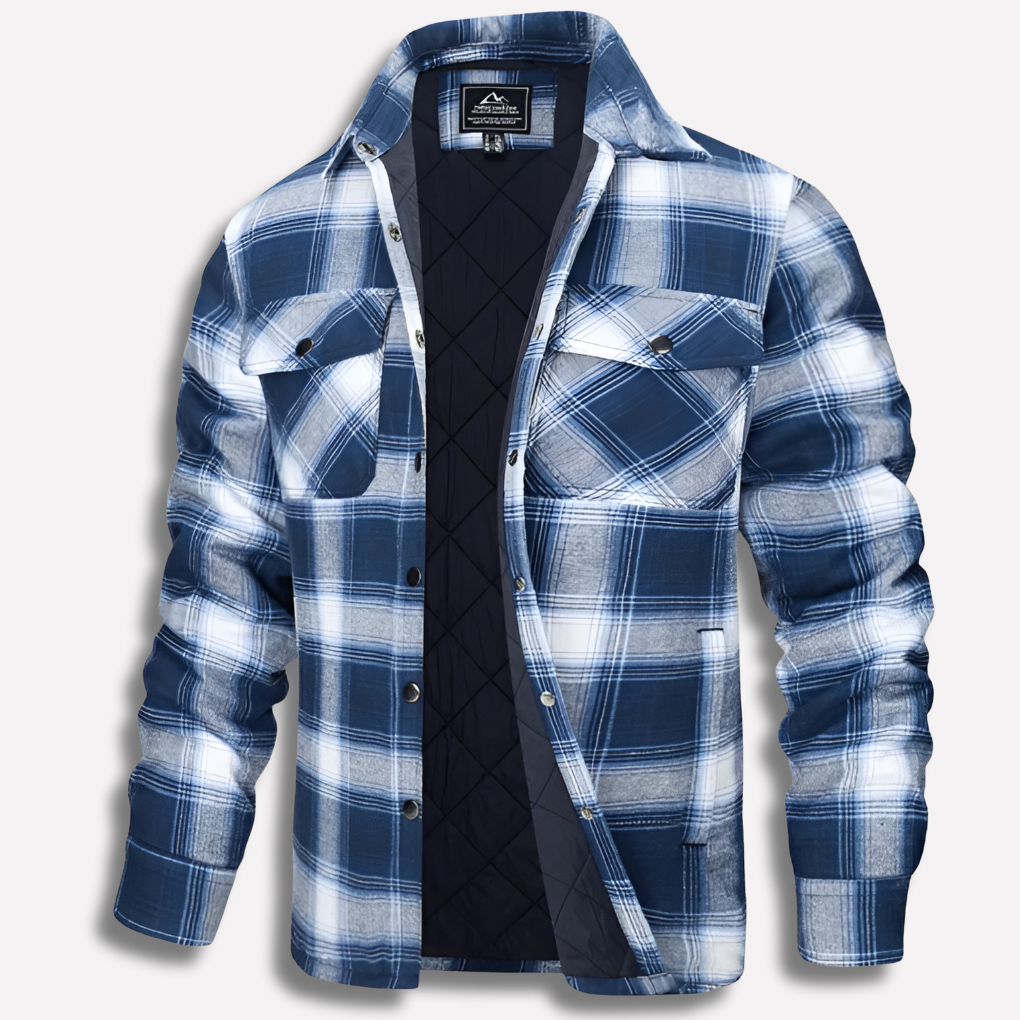 Checked Blazer Women Long Sleeve with Functional Pockets - 3 - London-stylehouse.com