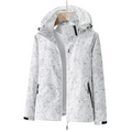 Women's Lightweight Jacket with Hood and Floral Print - 1 - London-stylehouse.com