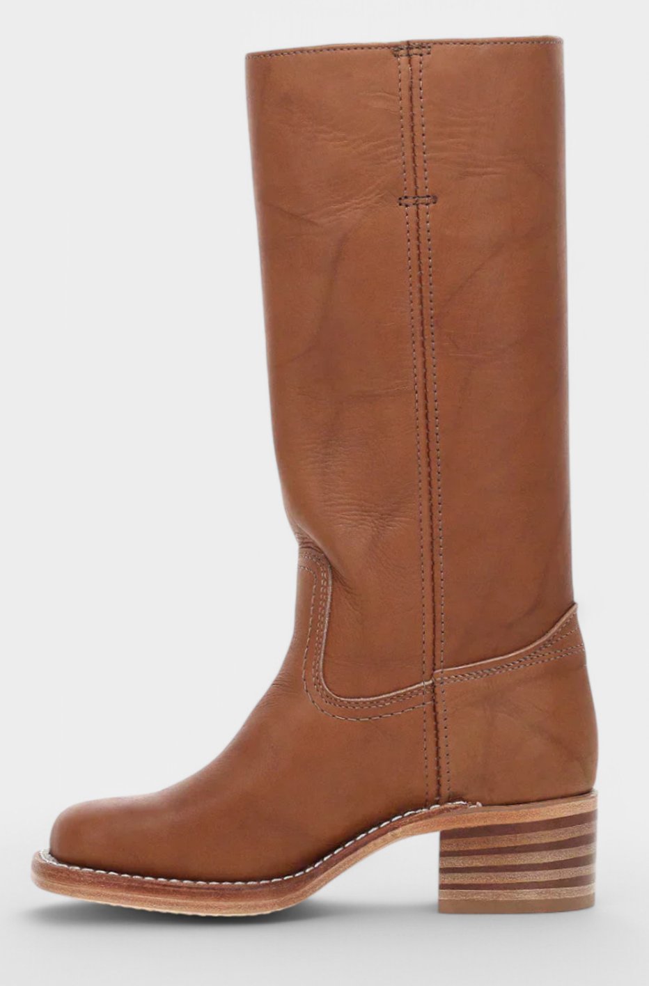Knee-High Women's Boots with Block Heel and Classic Design - 11 - London-stylehouse.com