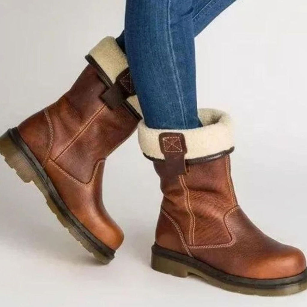 Women's Ankle Boots with Classic Silhouette and Warm Lining - 1 - London-stylehouse.com