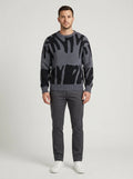 Men's Casual Pullover with Abstract Graphic Design - 1 - London-stylehouse.com