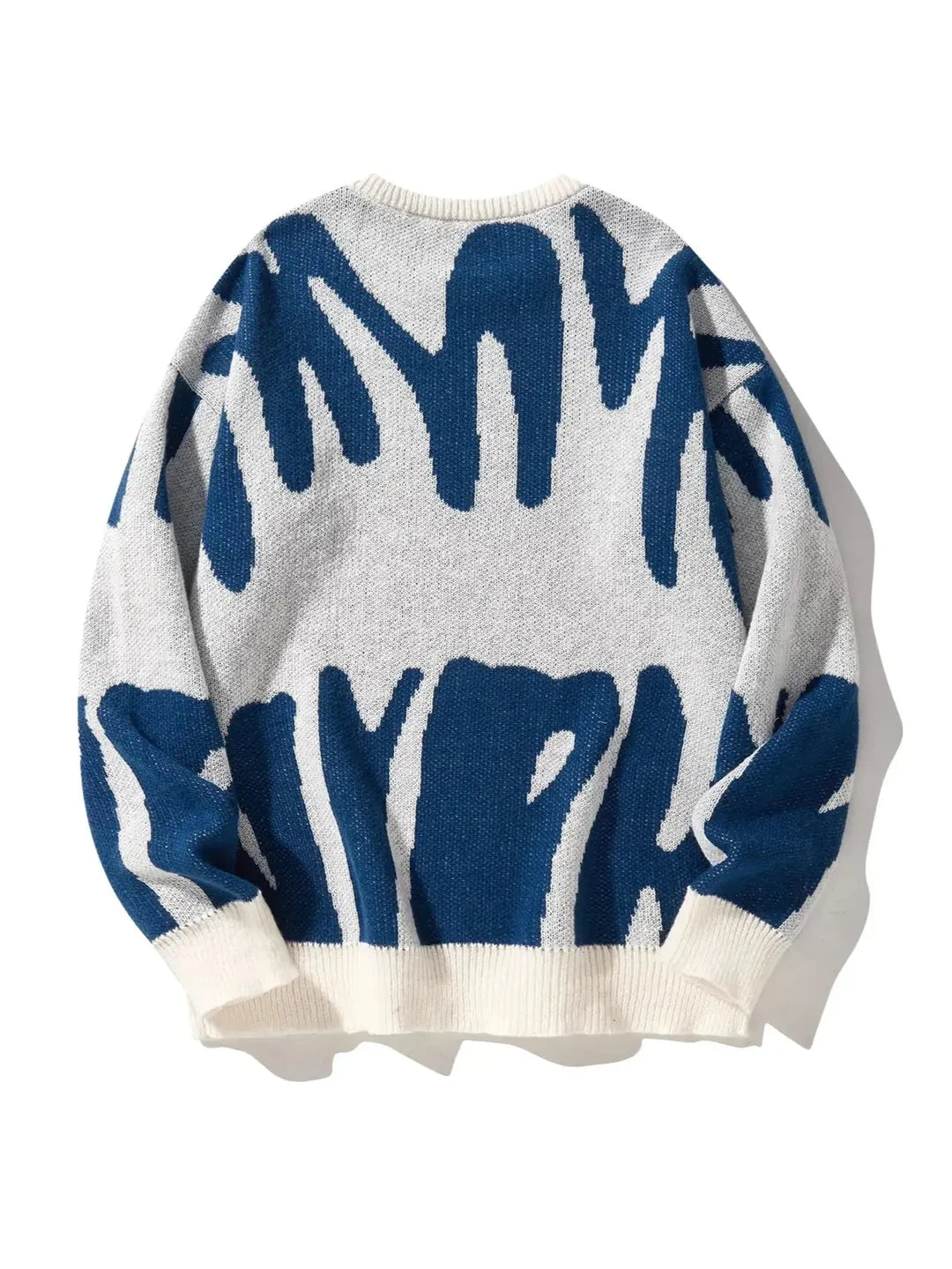 Men's Casual Pullover with Abstract Graphic Design - 3 - London-stylehouse.com
