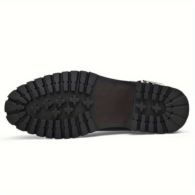 Ankle Boots for Men with Zip Closure and Rugged Sole - 3 - London-stylehouse.com