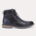 Ankle Boots for Men with Lacing and Contrast Details - 2 - London-stylehouse.com