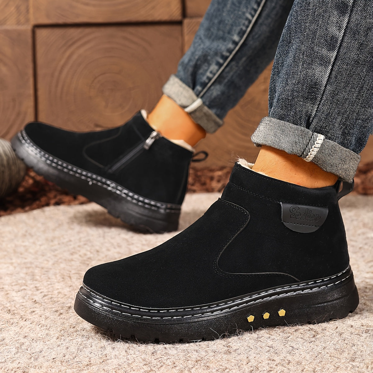 Women's Ankle Boots with Zip Fastening and Chic Design - 4 - London-stylehouse.com
