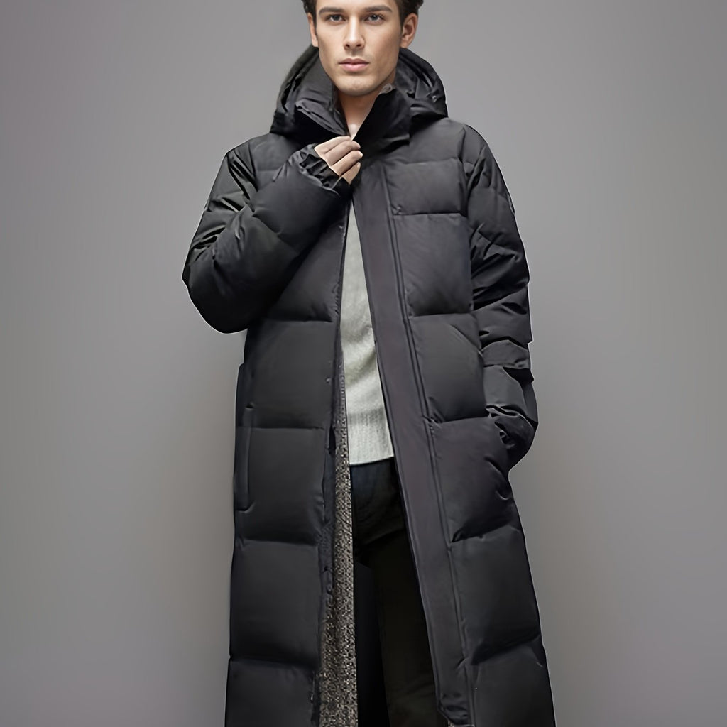 Long Coat Women's Hooded Puffer with Tailored Fit - 1 - London-stylehouse.com