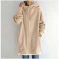 Oversized Hoodie for Women with Zip and Pockets - 5 - London-stylehouse.com