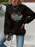 Women's Pullover with Adventure Graphic and Relaxed Fit - 1 - London-stylehouse.com