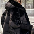 Puffer Jacket Women's Oversized Fit with Hood and Unique Design - 2 - London-stylehouse.com