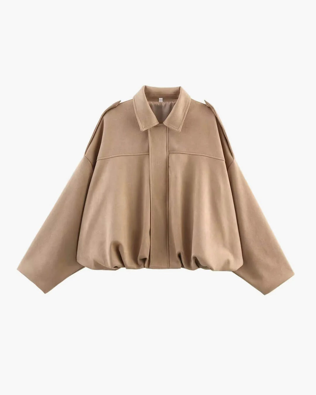Women's Oversized Jacket with Chic Collar and Relaxed Fit - 6 - London-stylehouse.com