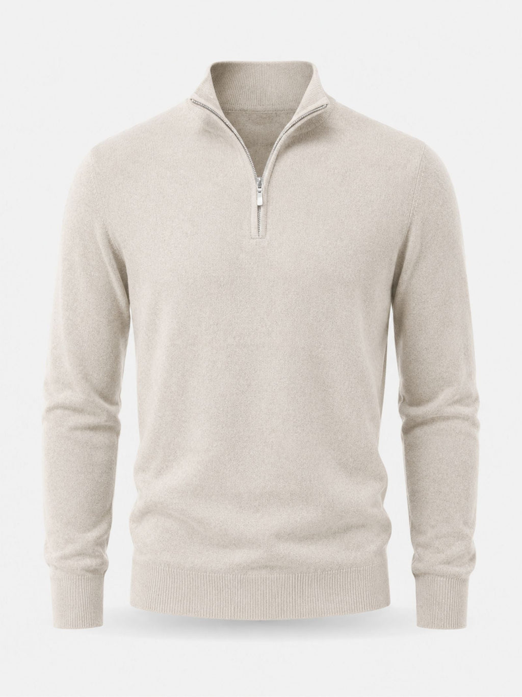 Men's Classic-Fit Pullover with Half Zip and Casual Style - 5 - London-stylehouse.com