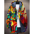 Hoodie Women's Colourful Cat Print Oversized Design - 1 - London-stylehouse.com
