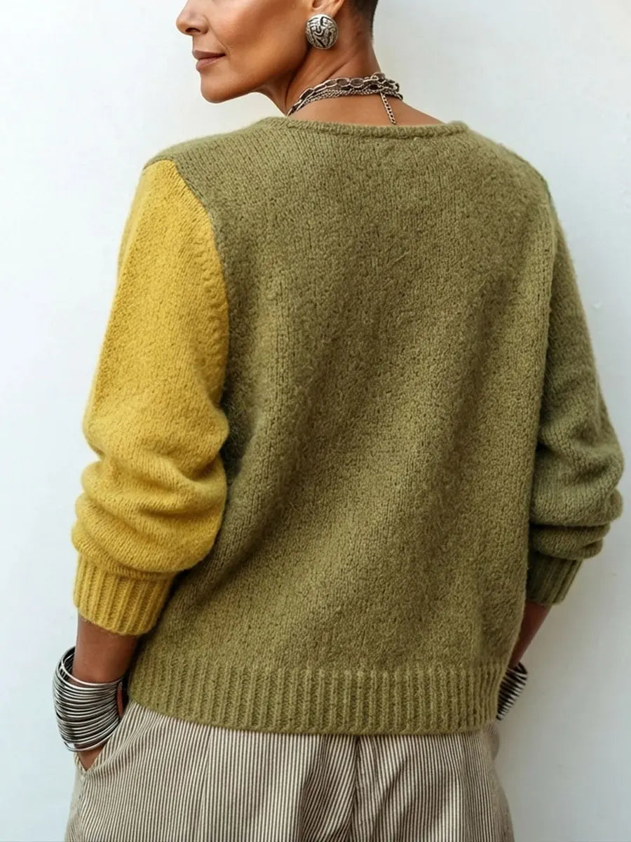 Pullover Women’s Asymmetric Style with Button Detail - 3 - London-stylehouse.com