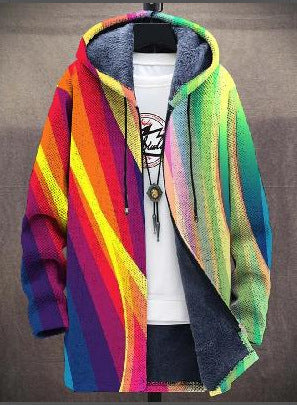 Colourful Women's Hooded Jacket with Relaxed Fit - 2 - London-stylehouse.com